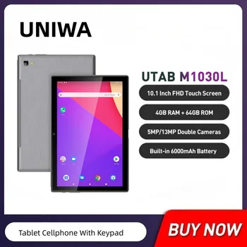 UNIWA UTAB M1030L Android 9.0 4G Tablet PC Teléfono 5.0 MP / 13.0 MP 10.1 Pulgadas, 4 GB 64 GB Dual SIM Llamada de teléfono Móvil de la Tableta de Tacto