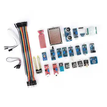 Módulo de Sensor Kit para Raspberry Pi 22 en 1 Principiante Aprendizaje de Arranque de los Componentes Electrónicos del Módulo del Sensor Kit