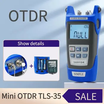 Mini OTDR TLS-35 de la Fibra Óptica Reflectómetro 850/1300/1310/1490/1550nm Medidor de Potencia Óptica de la Fibra de la Red de Cable Tester OPM OLS OTDR