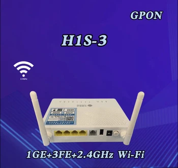 FTTH utilizado H1s-3 XPON GPON EPON ONU 1GE+3FE+2.4 GHz WIFI compatible con la mayoría de OLT