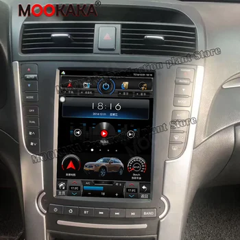 8+128GB Carplay Tesla Estilo Multimedia Android 11 Reproductor de Vídeo Para Honda Acura TL 2004 A 2008 GPS Navi Auto Estéreo de Radio Jefe de la Unidad de