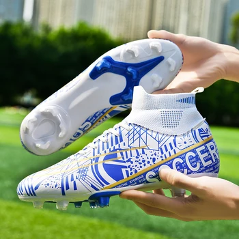 Mbappé Zapatos de Fútbol Cleats Duradero, Cómodo Luz de la Calidad de Arranque de Fútbol al aire libre de Futsal y Concursos Mayorista Unisex