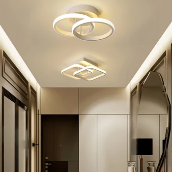 Moderno LED Techo del Pasillo de Luz Nórdica Casa Montada en la Superficie del Lustre para el Dormitorio, Sala de estar Corredor de Interiores Decoración de la Lámpara Colgante