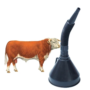 1PCS de plástico ganado caballo vaca alimentación oral sanar el tratamiento de remojo se empapa de dosificación equipo de veterinarios de herramientas agrícolas
