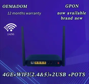 FTTH HG6145D HG6143D GPON ONU 4GE de banda dual wifi inglés firmware