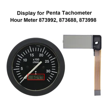 Tacómetro Medidor de Horas de uso de Pantalla de Visualización para Volvo Penta 873992, 873686, 873688, 873998