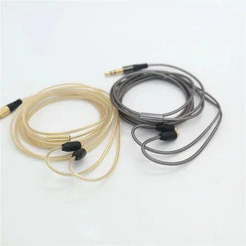 MMCX Auriculares Cable de Actualización de BRICOLAJE de 3.5 mm para SE215SE315 SE425 SE535 SE846 de Audio Cable de Repuesto