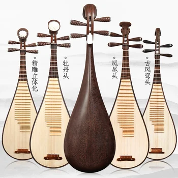 Pipa Chino laúd Cadena de Instrumentos Musicales de Grado Examen Especial Fengweitou de Cinco cuerdas de la Especialidad
