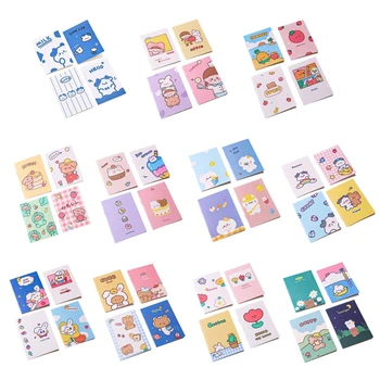 De Dibujos Animados Mini Pocket Cuaderno Forrado De Memo Escrito El Bloc De Notas 3.35x4.72 Pulgadas para Preescolar Niños del jardín de infancia en el Aula Premio