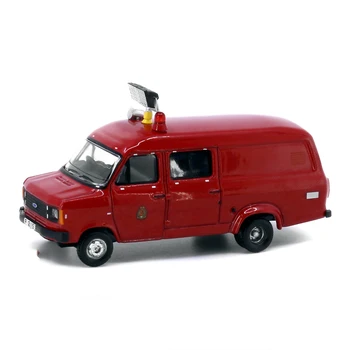 Diecast 1:76 Escala Clásico Camión de Bomberos de Rescate, Vehículo de la Aleación de Simulación Estática del Modelo de Coche de Adultos de la Colección de Adornos de Juguetes para los Niños