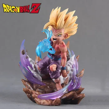 Dragon Ball Z de la Figura de Acción de Anime Wcf Super Saiyajin Gohan 13cm Figuritas Modelo de la Colección de la Estatua de Juguetes Para los Niños Regalo de la Decoración