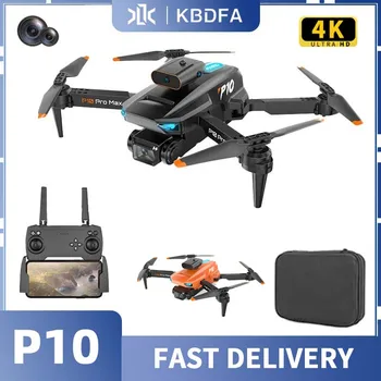 KBDFA Nueva P10 8K Drone Profesional FPV Doble Cámara HD ESC WIFI 5G de Transmisión Quadcopter Evitación del Obstáculo Drone para los Niños