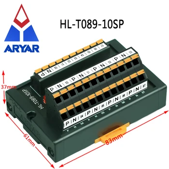 HL-T089-10SP Sprign bloque de terminales del panel de la interfaz rápidos bloque de terminales placa adaptadora de 10 bits de bloque de terminales de entrada