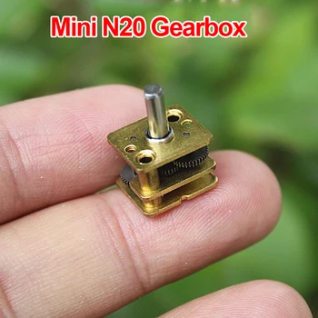 Nuevo N20 de Reducción de la caja de cambios de Mini-metal Gear Eléctrico de la Caja de Engranajes del Motor