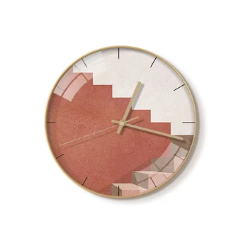 Minimalista Sala De Estar De La Casa Del Reloj Reloj De Cuarzo Movimiento Nórdica Personalizada Creativo Colgante De Pared Reloj Silencioso Colgante De Reloj