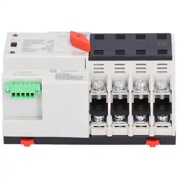 Interruptor de Transferencia automática 2‑Alimentación Ininterrumpida 4P 100A PC Tipo de Aislamiento ATS 400V AC