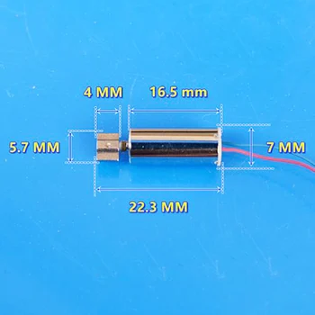 1pcs Micro 716 sin núcleo de la Vibración del Motor de NdFeB Magnética Mini Vibrador Masajeador para Cepillo de dientes Eléctrico de la Belleza del Instrumento