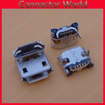 10pcs mini Micro USB jack socket conector de Puerto de Carga del Cargador de la Sincronización De ZTE Palanca Z936L Teléfono para Monster M7 7.0