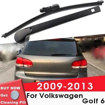 BEMOST Posterior del Coche del Parabrisas del Brazo Cuchillas de Cepillos Para el Volkswagen Golf 6 2009-2013 parte Posterior del Parabrisas de un Auto Estilo Accesorios