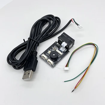 GM65 1D 2D Escáner de código de Barras Lector de Código de Barras Lector de Código QR Módulo CMOS Con Cable USB2.0 UART CMOS