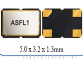 (1PCS) ASFL1-80.000/90.000/93.804/100.000/101.000/102.000/104.000/106.250 MHZ-LR-T 5.0 MM*3.2 MM CMOS SMD CRISTAL OSCILADOR DE RELOJ