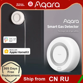 Aqara Inteligente de Gas Combustible Alarma del Detector de Zigbee Conectar Sensor de Fugas de Gas Soporte de Mi Casa Apple Homekit de la APLICACIÓN de Control de