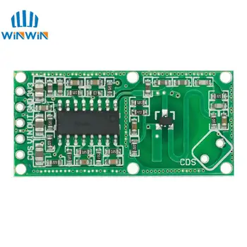 1pcs RCWL-0516 radar de microondas módulo de sensor de inducción del cuerpo Humano módulo de interruptor de sensor Inteligente