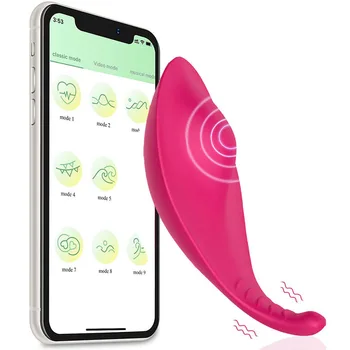 Inalámbrica de la Aplicación Bluetooth Amor de Huevo Vibrador para Mujeres Estimulador de Clítoris de Control Remoto Vibrador Juguetes Sexuales Femeninos para Adultos de 18 años