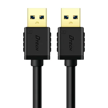 Dtech Alta Calidad con cobertura de PVC de 2M USB 3.0 macho a Macho Cable USB