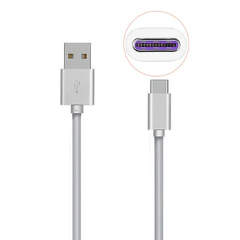 La Carga rápida 1.0 M 1.5 M 2.0 M 3.0 M 5V 5A USB 3.1 USB-C Tipo C de Sincronización de Datos Cable de carga para Huawei P10 Compañero de 9 Macbook Xiaomi Letv