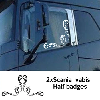 2Pcs para Scania Griffin Camión Camión de la Ventana Lateral Izquierda y a la Derecha de Vinilo Pegatinas Calcomanías