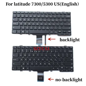 100%NUEVO original NOS teclado del ordenador portátil Para DELL Latitude 7300 5300 5310 2in1 teclado 8GDY7 01MT6 NSK-EVDBC NSK-EVAUW/C