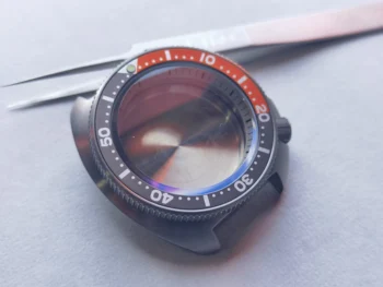 TITANIO Heimdallr caja del reloj Adecuado para MOD NH35A Movimiento de JAPÓN 28,5 mm dial de reloj mod de zafiro caso a prueba de agua