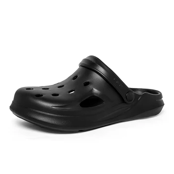 Las mujeres Zuecos Gruesa Plataforma de Zapatillas 2023 Hombres de Playa de Verano de EVA Diapositiva Sandalias de Ocio de los Hombres Damas Interior cuarto de Baño antideslizante Zapatos
