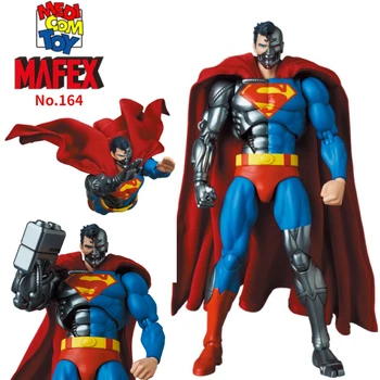 En Stock Medicom MAFEX Nº 164 Cyborg Superman Hank Henshaw de DC comics Edición de 6-pulgadas (15 CM Figuras de Acción de Juguete de Regalo de Colección de Hobby