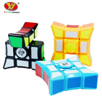 YJ 1x3x3 Dedo de la Mano Dedo Mágico Cubo de la Velocidad del Cubo Rompecabezas Fidget Spinner Cubo Rubix Gyro Antiestrés Rotar los Juguetes de los Niños Adultos
