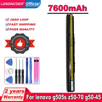 7600mAh L12m4e01 de Batería del ordenador Portátil Para Lenovo G505s z50 respectivamente-70 G50-45 G50-70 G500s Ideapad Z710 L12L4A02 L12M4A02 L12M4E01 L12S4A02