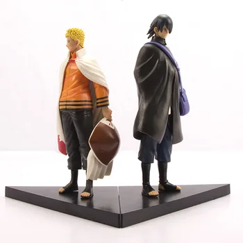 17cm Anime Naruto 14 GenerationUchiha Uzumaki Sasuke Madara Figura Modelo de Decoración de PVC Bolsa de la Muñeca de Auto Adornos Juguetes