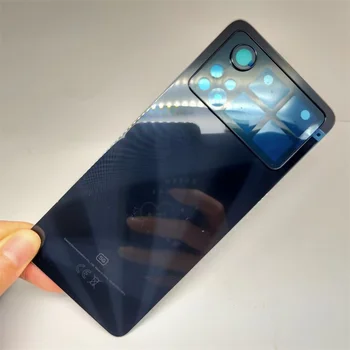 Para Xiaomi Poco X4 Pro 5G Cubierta Posterior de la Batería Panel de Cristal de la caja Trasera de la Puerta de Caso Con la Lente de la Cámara