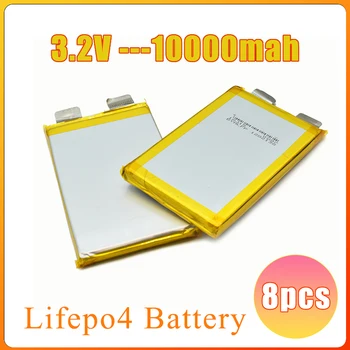 3.2 V Lifepo4 10Ah batería Recargable de Litio Fosfato de Hierro de la Batería de 12V 24V 36V Bicicleta Eléctrica Auriculares de Bluetooth Batería de Repuesto