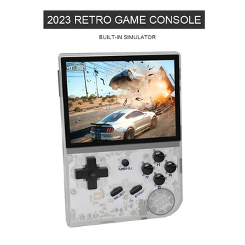 2023 juego retro de la consola soporta PS1 GB GBA GBC SFC NES FC MD GG PCE arcade y otros juegos, y admite la adición manual de gam