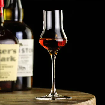 Profesional Scotch Whisky Tastng De Cristal De Reunir Tulip Copa Sommelier De Vidrio Mezclado Whisky Copa De Vino Copa De Vino De La Caja De Regalo