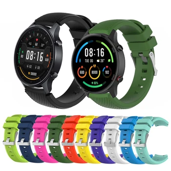 La correa de Mi Reloj de la Versión Global de Silicona Pulsera de la Pulsera de Xiaomi Smart Watch Color de la Edición de Deportes de la Banda de Reloj Correa 22mm