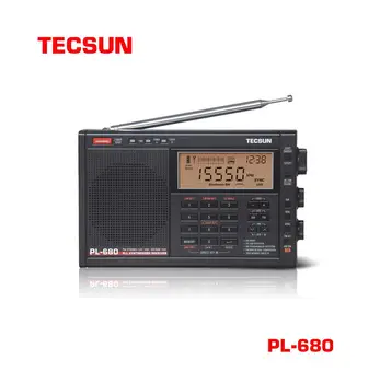 Original Tecsun PL-680 Radio FM sintonizador Digital Completo de la Banda de FM/MW/SBB/PLL SINTETIZADO Estéreo Receptor de Radio Portátil de Altavoces