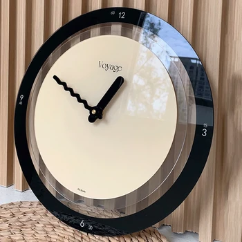 Reloj De Pared Nórdico Moderno Simple Reloj De Moda Para El Hogar Tranquilo Reloj De Cuarzo
