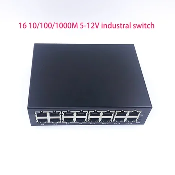 1000M conmutador no administrado 16port 10/100/1000M conmutador Ethernet industrial módulo de la Placa base OEM Auto-detección de Puertos