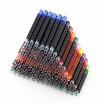 De alta Calidad con 10 Colores de Tinta de Pluma portátil de la pluma de la calidad de la tinta es no lastimar a la pluma de Tinta cartucho de la escuela de suministros de oficina